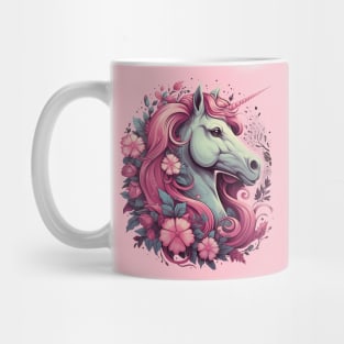 Pink Unicorn Graphic Mug